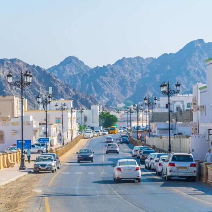 View of downtown Muscat in Oman