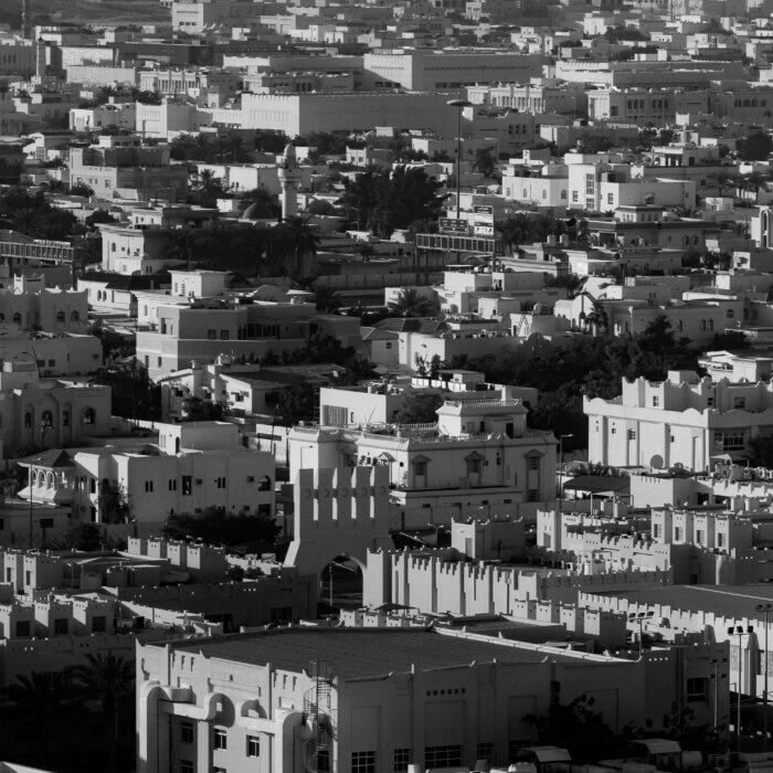 View of residential area, Doha, Qatar