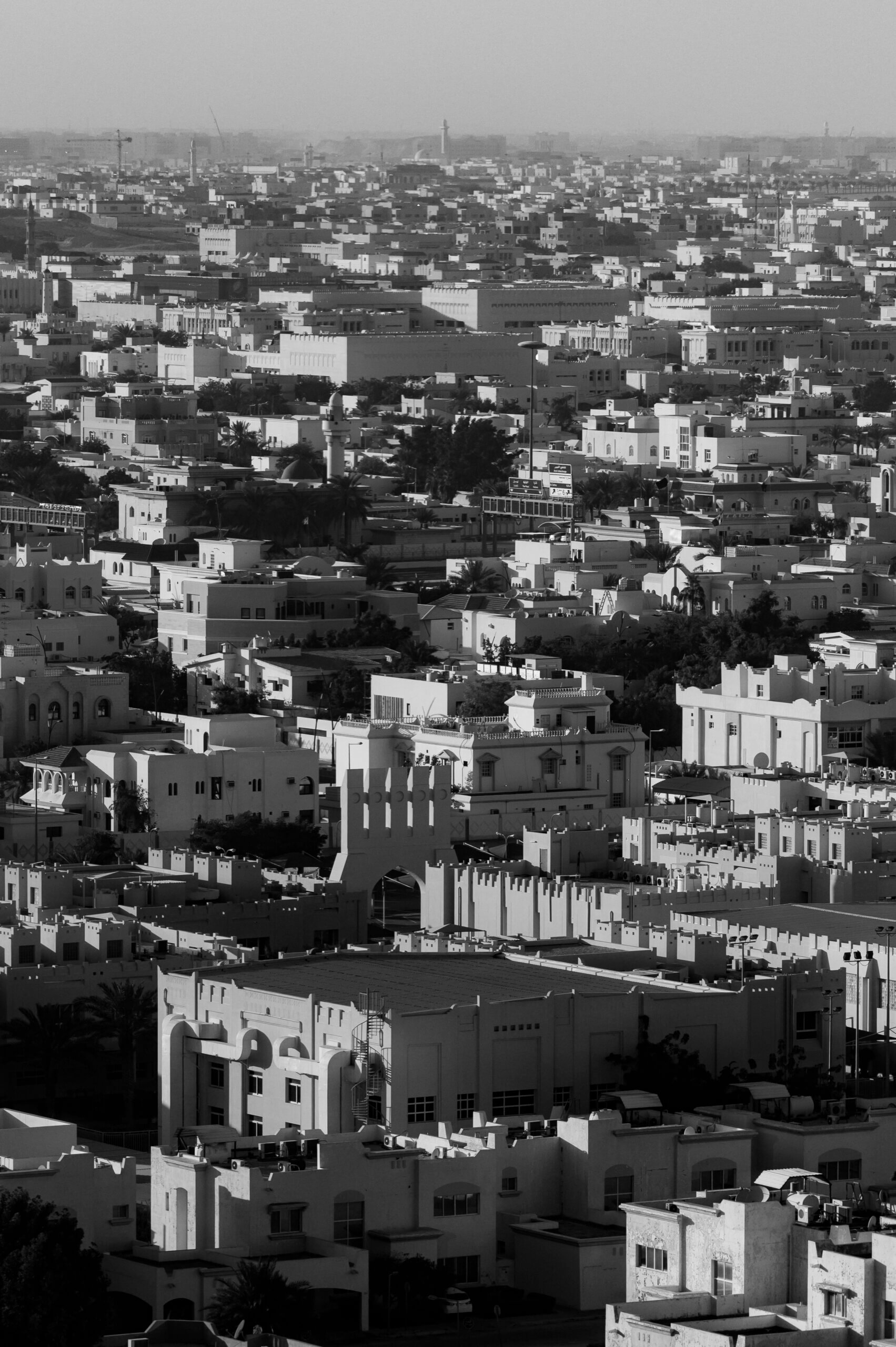 View of residential area, Doha, Qatar