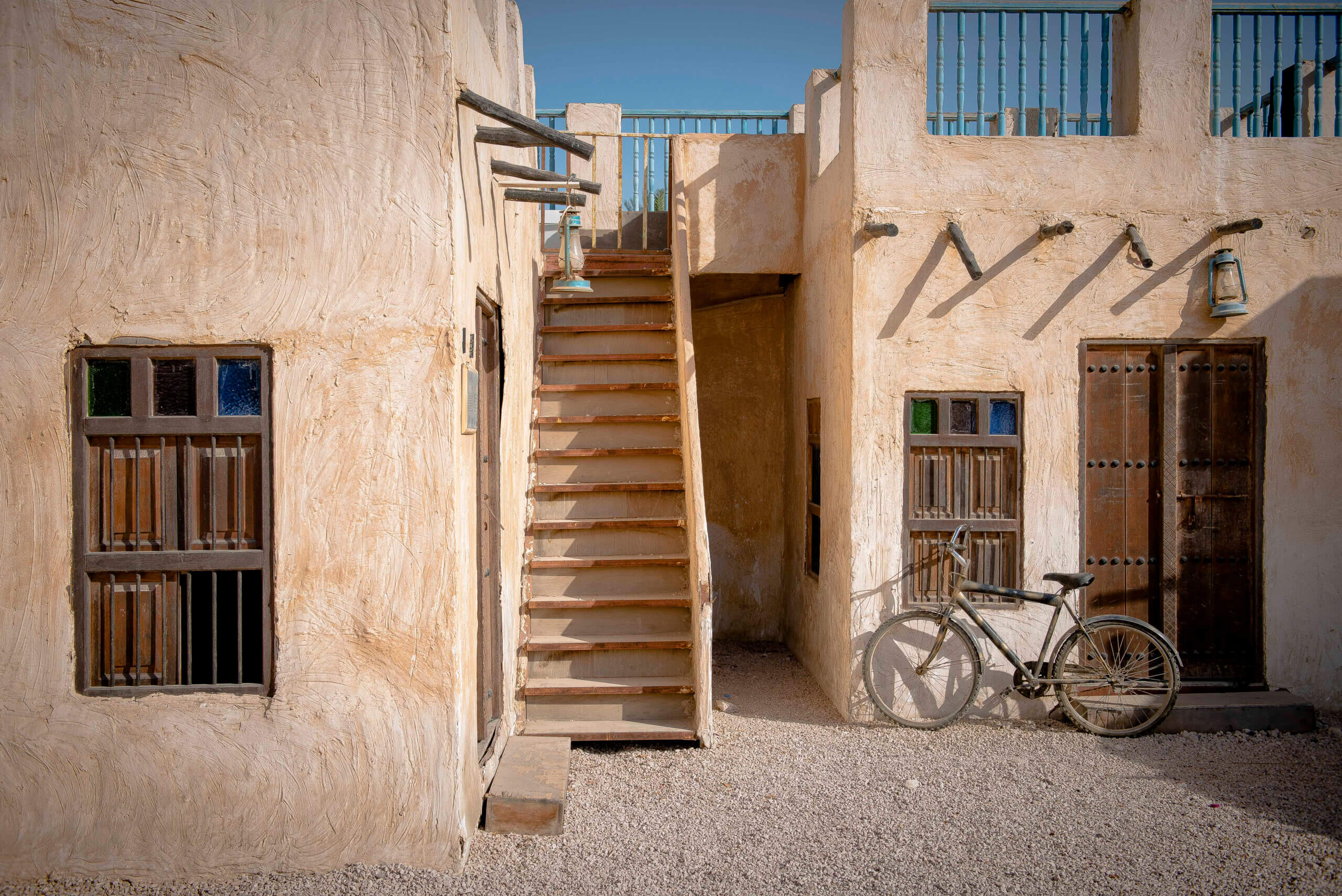 Image of bicycle in the Heritage Village, Doha, Qatar