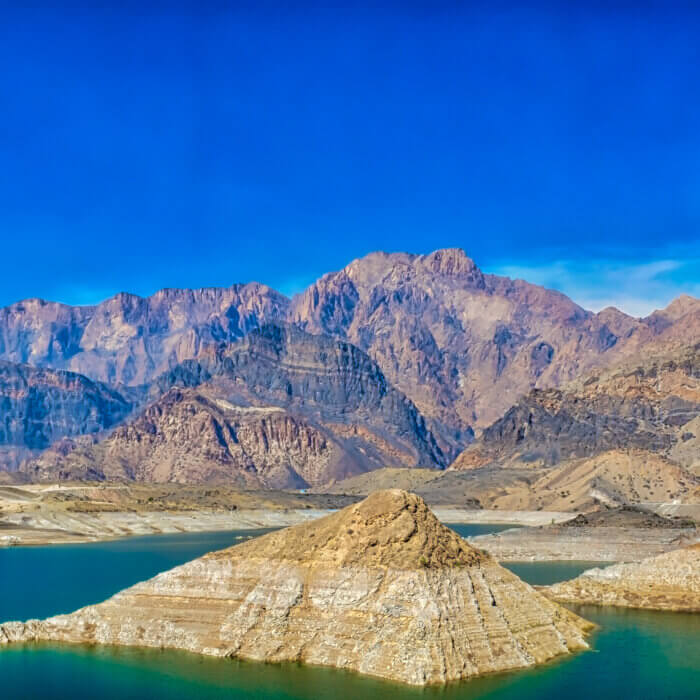 View of Omani mountains