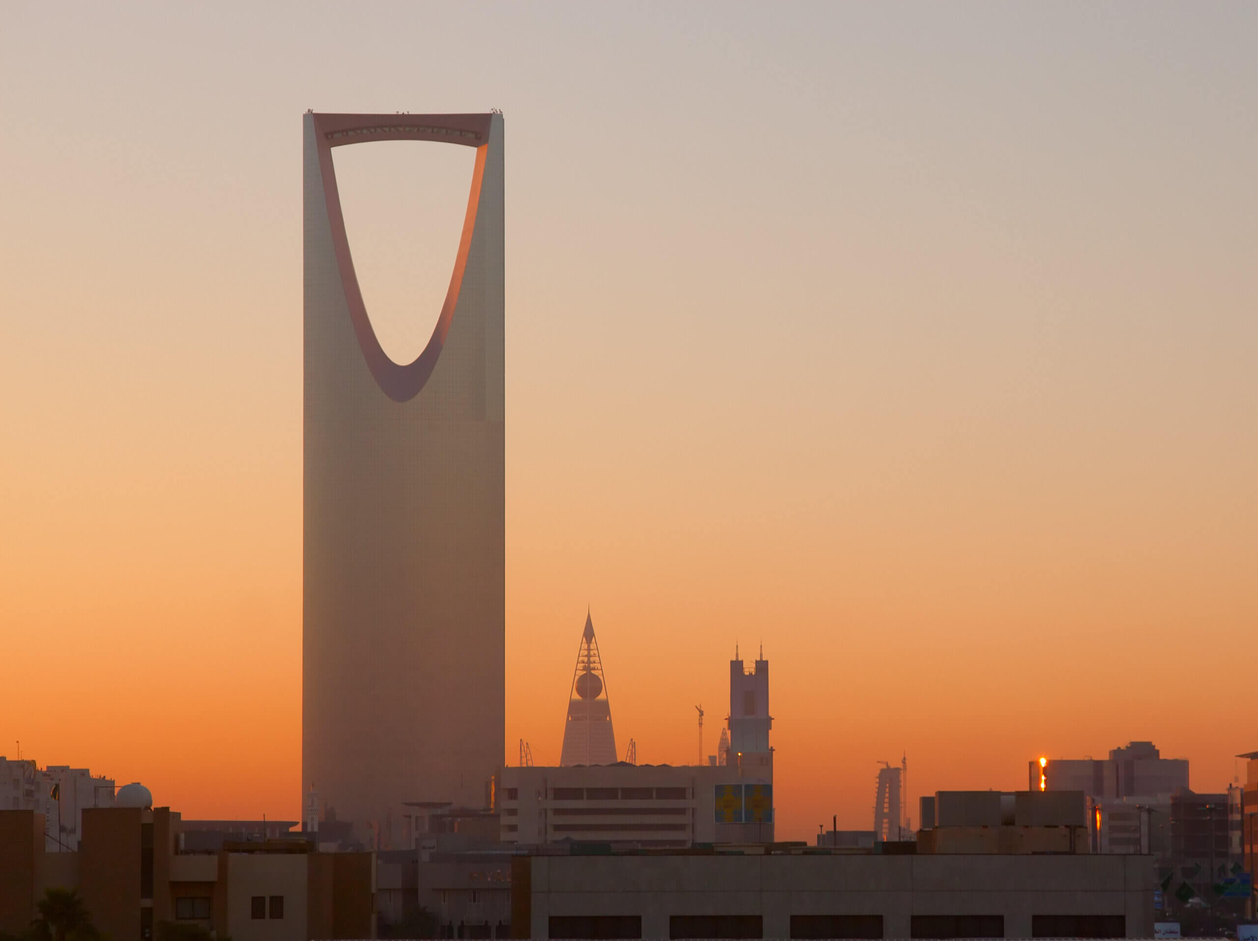 View of building in Riyadh, Saudi Arabia