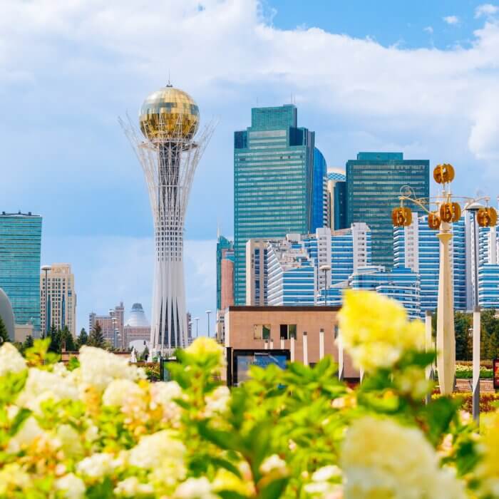 Image of Central Astana In Kazakhstan
