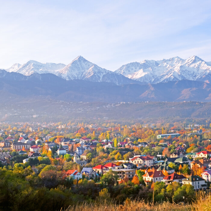 View of the City of Almaty, Kazakhstan