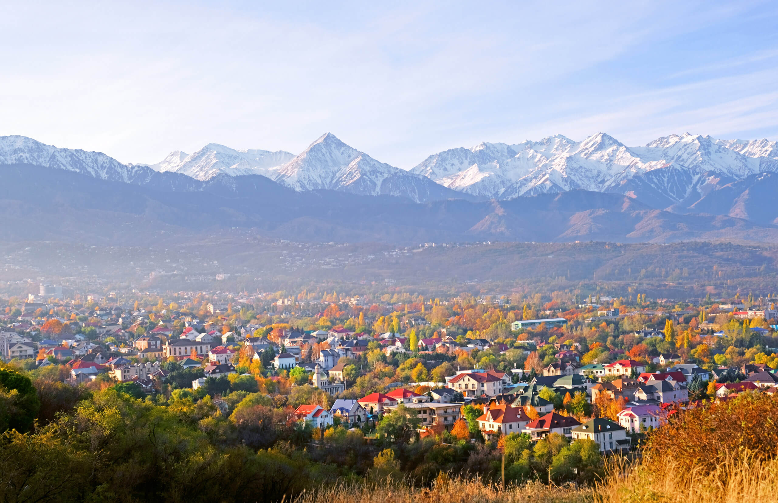 View of the City of Almaty, Kazakhstan