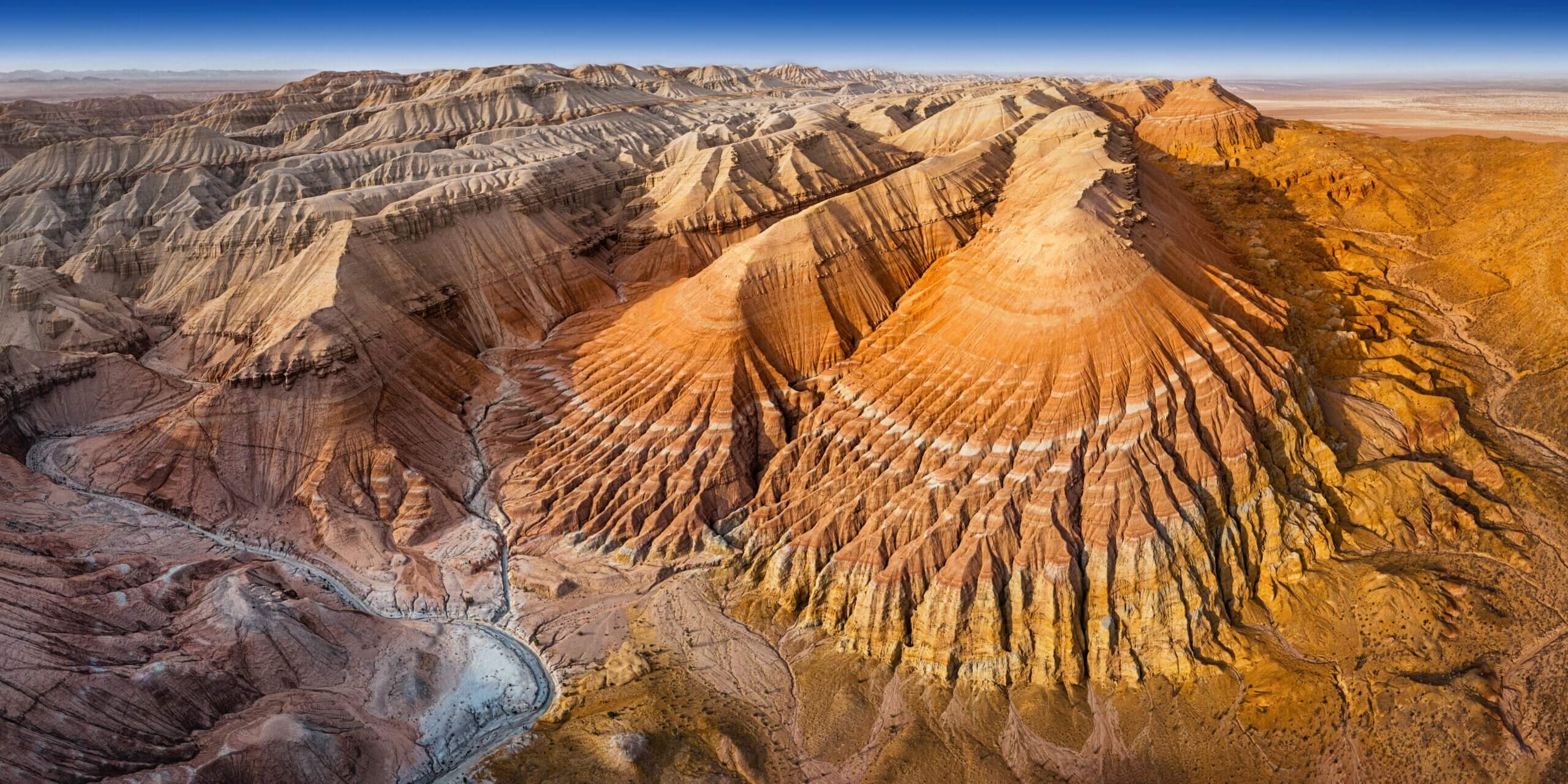 Colourful mineral deposits in Kazakhstan